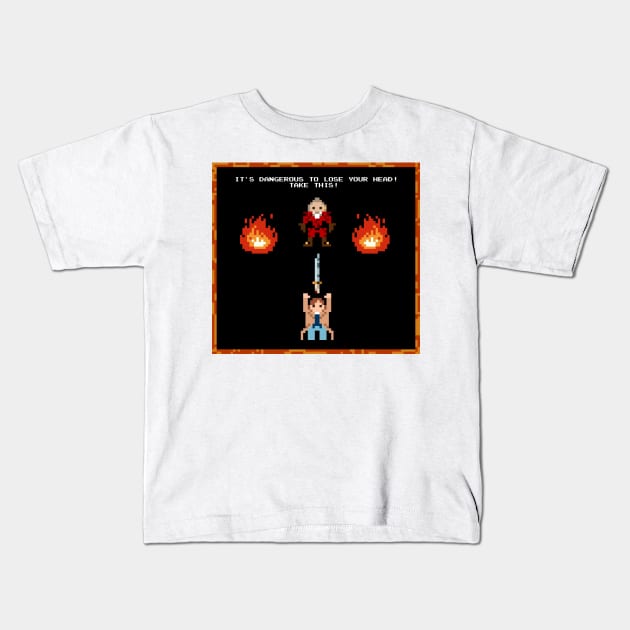 dont lose your head Kids T-Shirt by smorgetarken